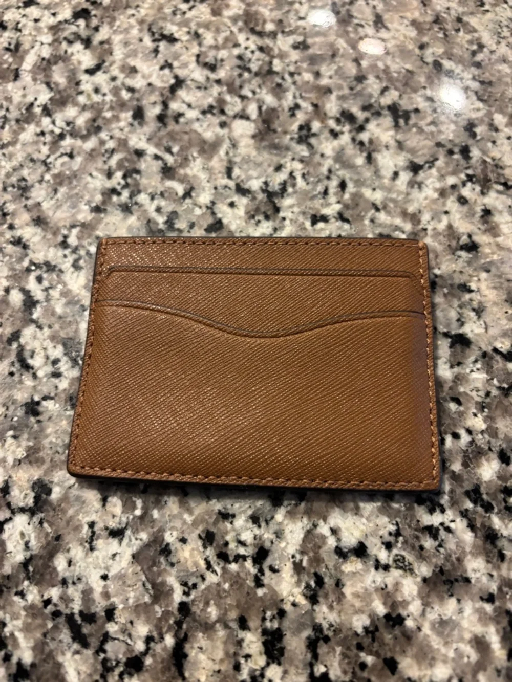 Tory Burch Tan Leather Card Holder